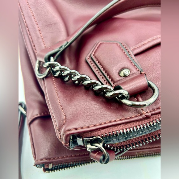 🌺Simply Vera Vera Wang Bedford Triple Entry Purse Ruched Tote/Handbag Purse🌸🌺 - Picture 9 of 16